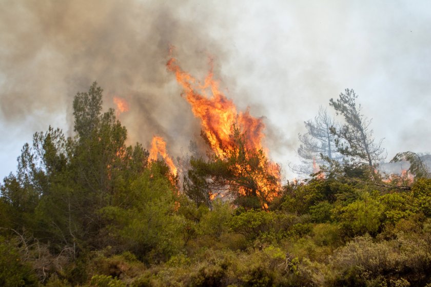 гърция отмени извънредното положение заради пожарите остров родос