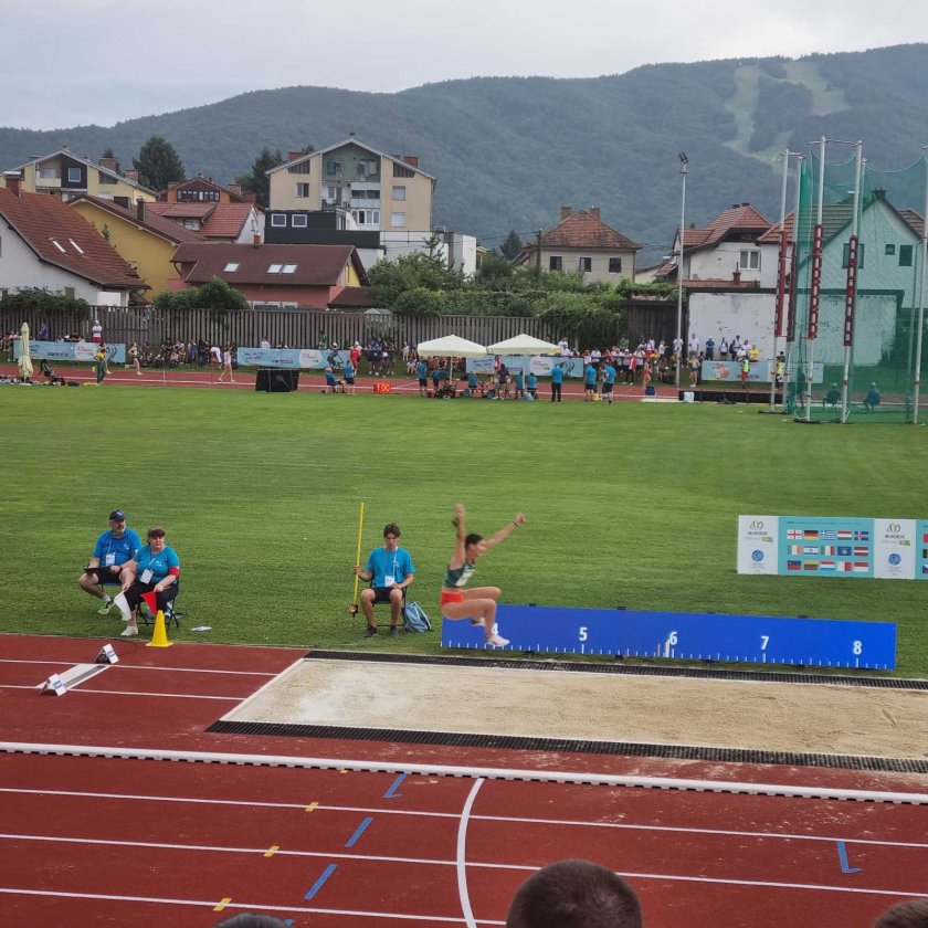 радина величкова финал скока дължина младежкия олимпийски фестивал марибор