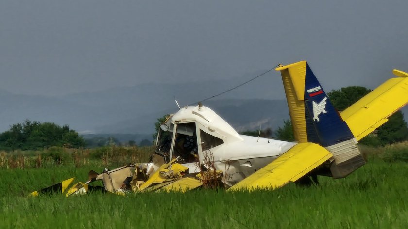 прокуратурата разследва инцидента селскостопански самолет раднево