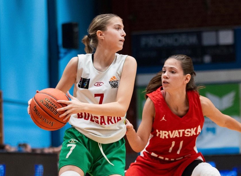 успешен старт момичетата u14 баскетболния турнир словения бол
