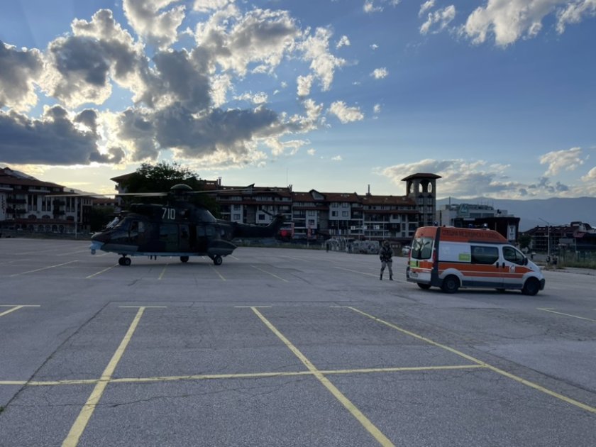 хеликоптер включи акция помощ белгийски турист пострадал пирин