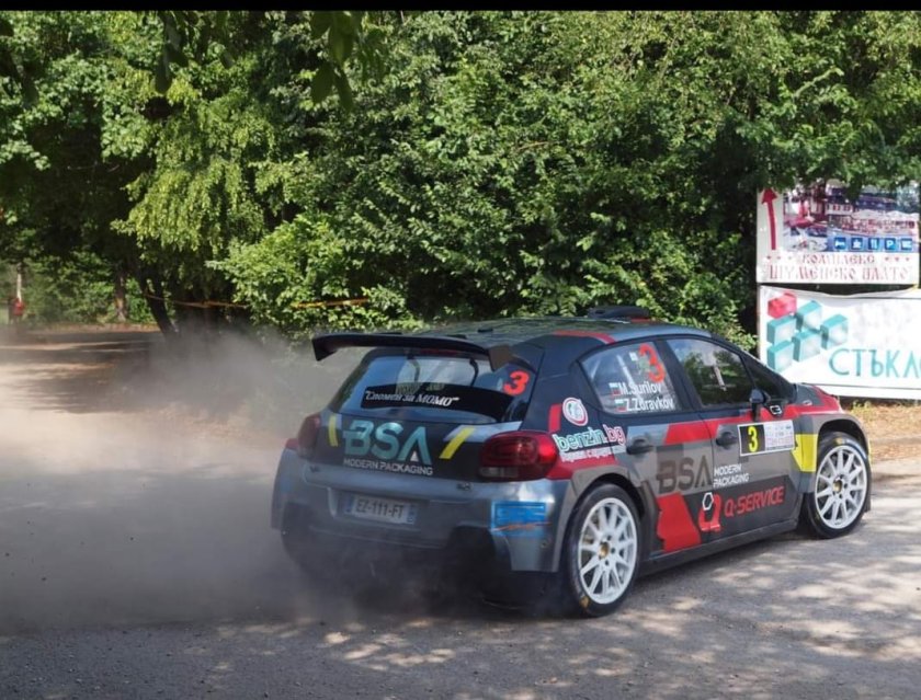 Шуменският екипаж Мартин Сурилов и Здравко Здравков (Citroen C3 Rally