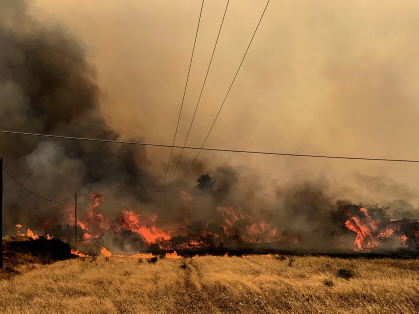 пожарите гърция изгориха 000 хектара растителност засягат едни същи райони