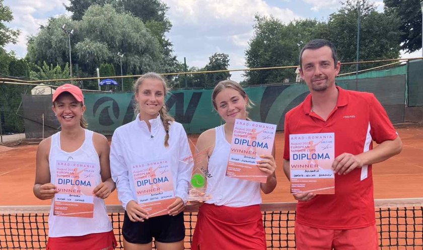националният отбор девойки години спечели турнира арад европейската отборна купа тенис