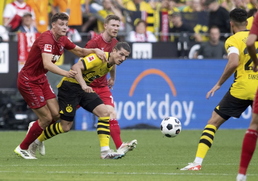Късен гол измъкна Борусия Дортмунд срещу Кьолн на старта на сезона в Бундеслигата