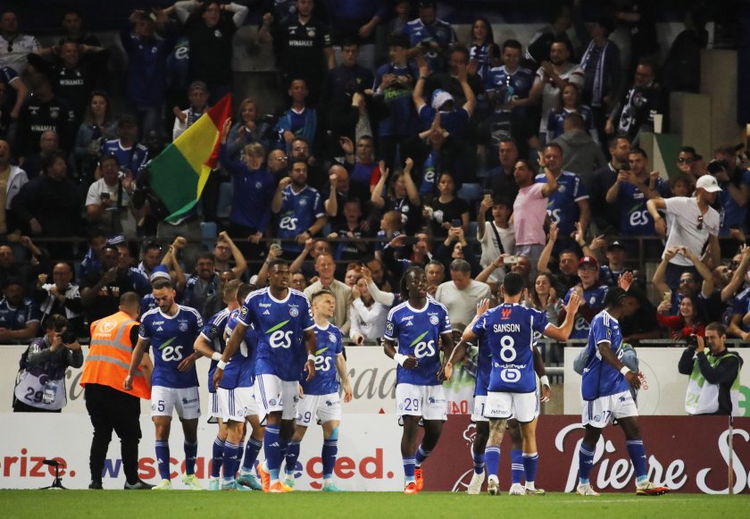 страсбург започна победа сезона френската лига
