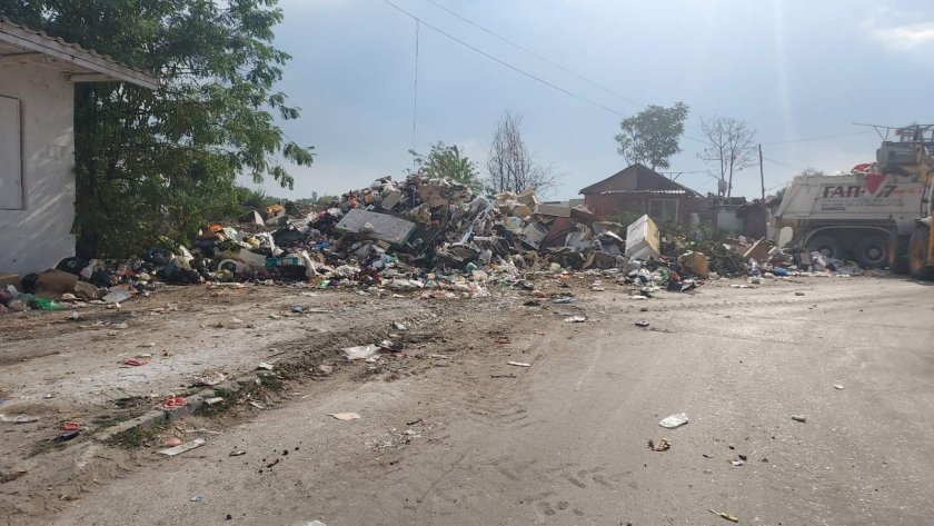 134 тона отпадъци поредното извънредно почистване квартал столипиново