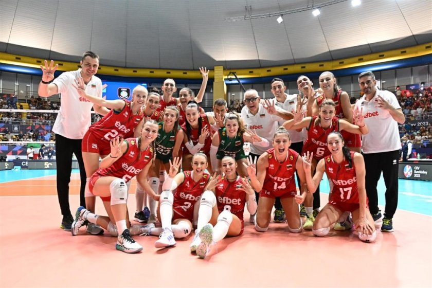 женският национален отбор волейбол излиза вечер словакия осминафинална среща евроволей