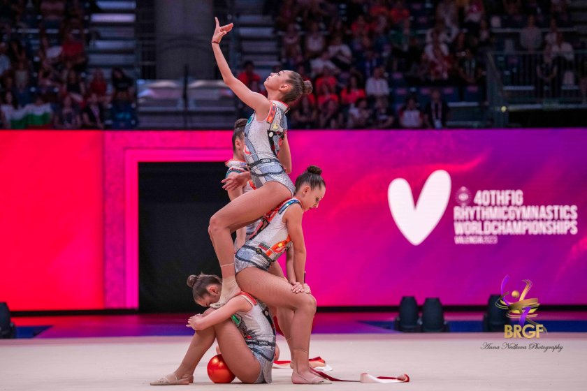 ансамбълът българия завърши седмо финала ленти топки световното първенство художествена гимнастика