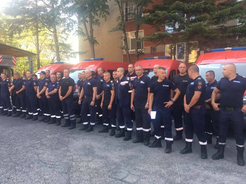 нов екип български пожарникари заминава гърция