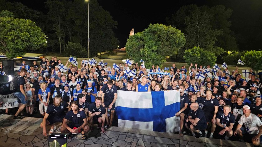 феновете финландия волейболистите пяха заедно варна въпреки отпадането евроволей 2023