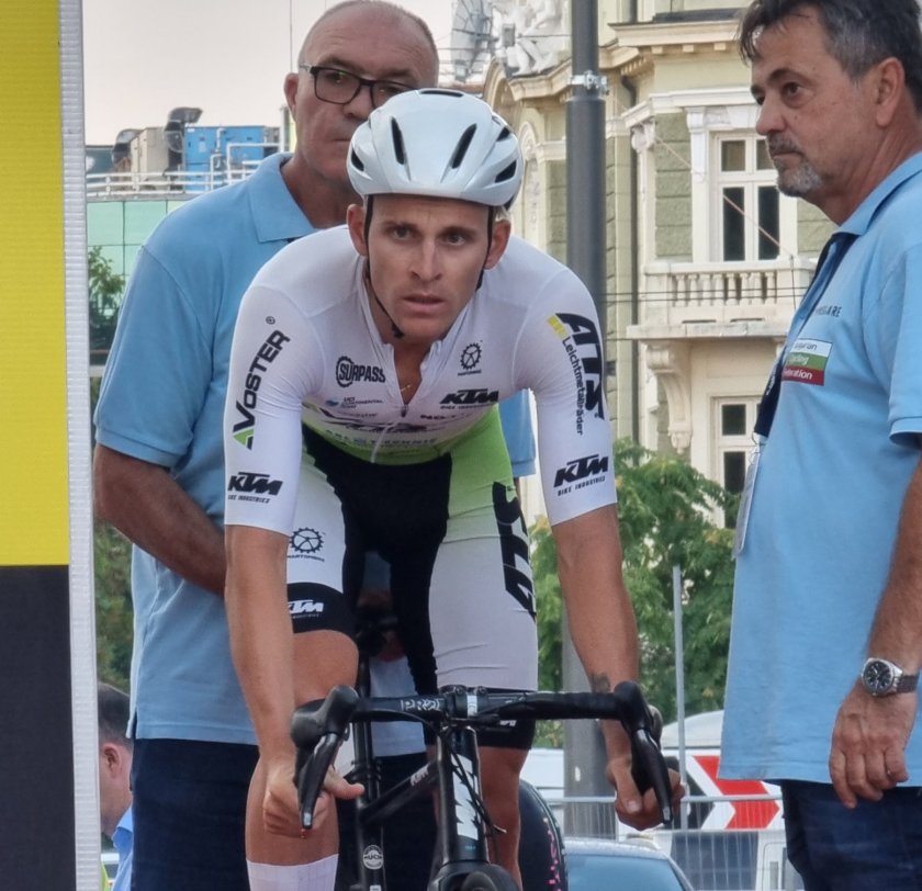 патрик стош спечели третия етап колоездачната обиколка българия
