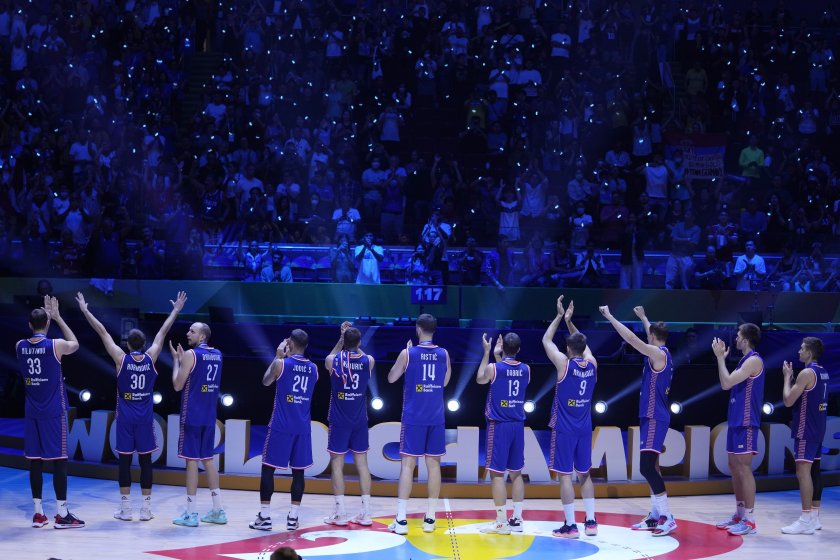 сърбия посрещнаха баскетболните национали викове шампиони шампиони