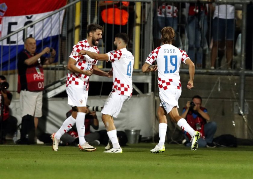 Отборът на Хърватия постигна втория си успех в квалификациите за