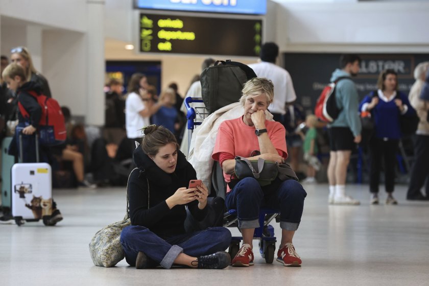 Хаос на летище във Великобритания