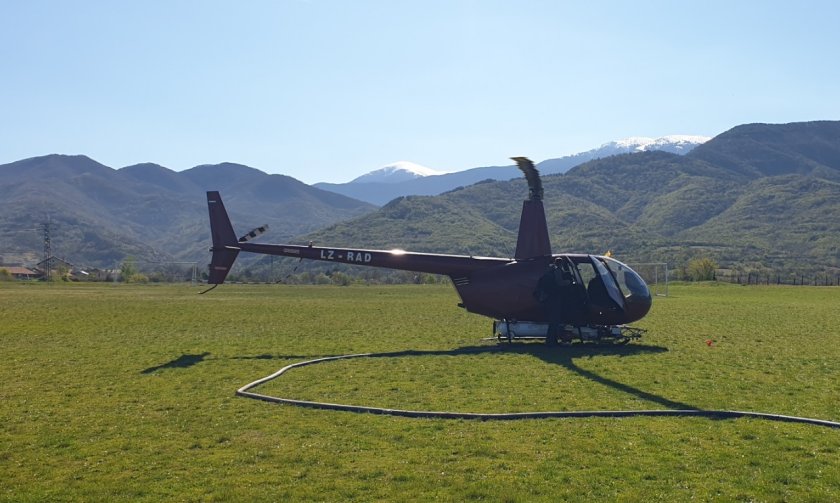 селскостопански хеликоптер изчезнал гърмен