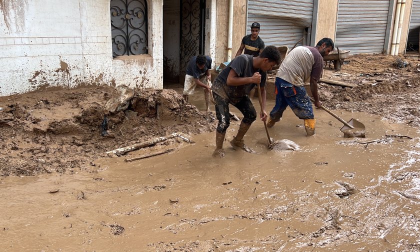 опасността епидемия наводненията либия остава висока