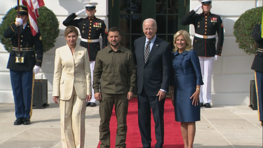 Американският президент Джо Байдън прие украинския лидер Володимир Зеленски в