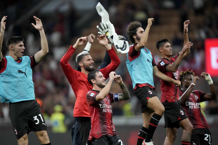 Милан победи Каляри с 3:1 в мач от 6-ия кръг