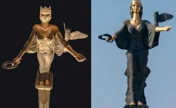 Проверка на факти: Вдъхновена ли е статуята на София от демона Лилит?