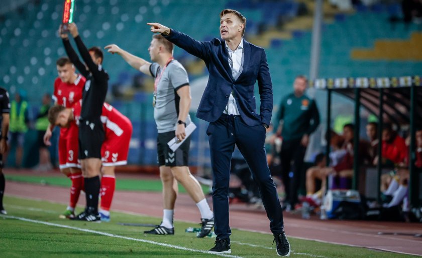 Селекционерът на Литва Едгардас Янкаускас призна, че втория гол за