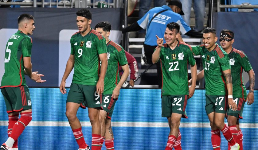 Мексиканският национален отбор победи Гана с 2:0 в приятелска среща,