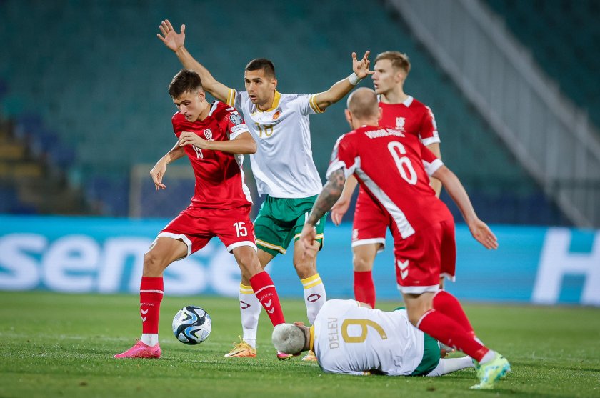 Националният отбор по футбол на България загуби от Литва с