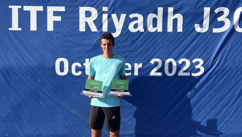Виктор Марков спечели и титлата на сингъл при юношите на турнир на ITF в Рияд (Саудитска Арабия)
