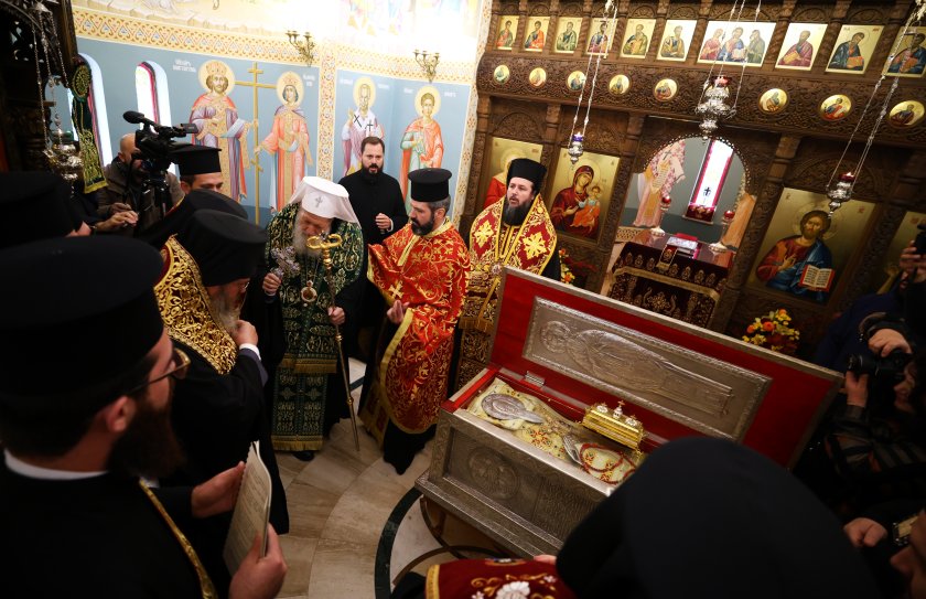 Мощите на Св. Патриарх Евтимий са изложени за поклонение в София