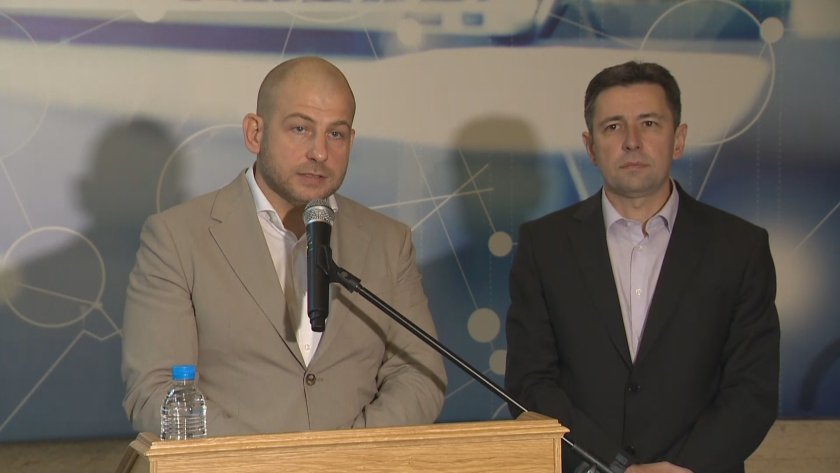Заместник-министърът на електронното управление Михаил Стойнов дава пресконференция във връзка