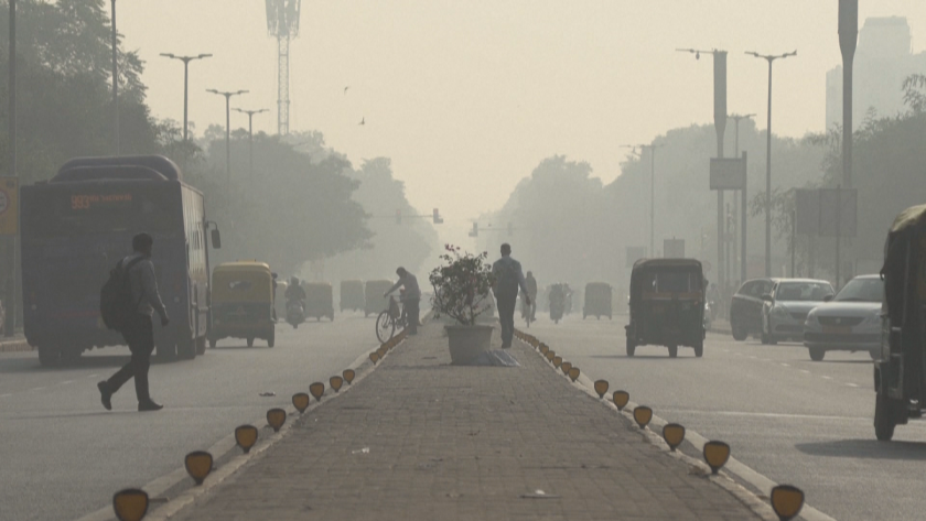 Тревожно замърсяване се отчете тази седмица в индийската столица Делхи.Очакванията