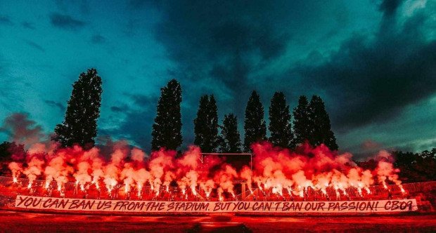 футболните ултраси унгария решението бфс срамно футболът нищо без фенове