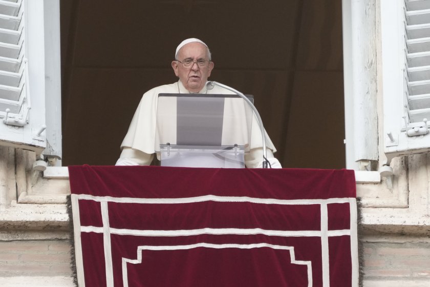 папа франциск отправи послание относно войната израел хамас