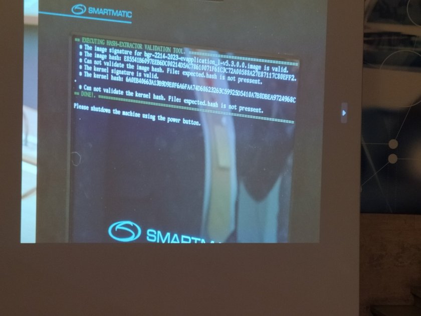 Генериран е новият хешкод за машините на балотажа