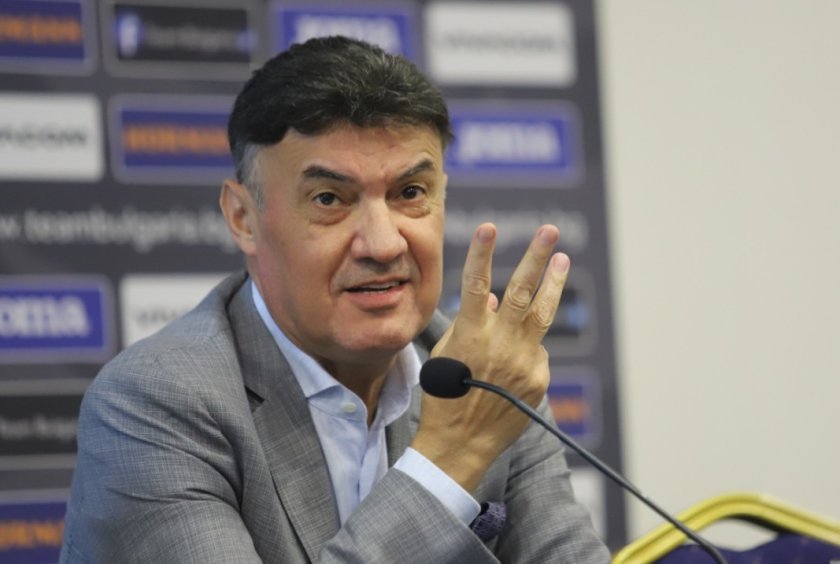Президентът на Българския футболен съюз (БФС) Борислав Михайлов коментира за