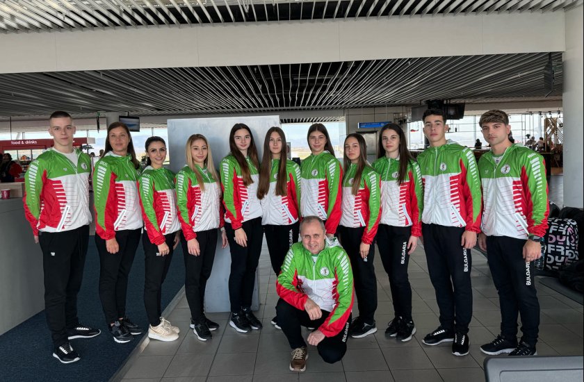 българските национали спортна аеробика заминаха европейско първенство
