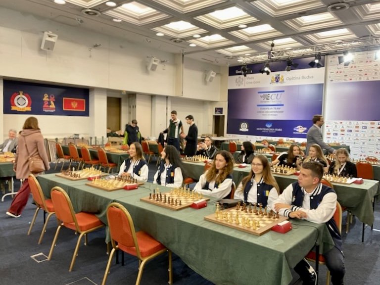 Българският национален отбор по шахмат за жени завърши наравно с