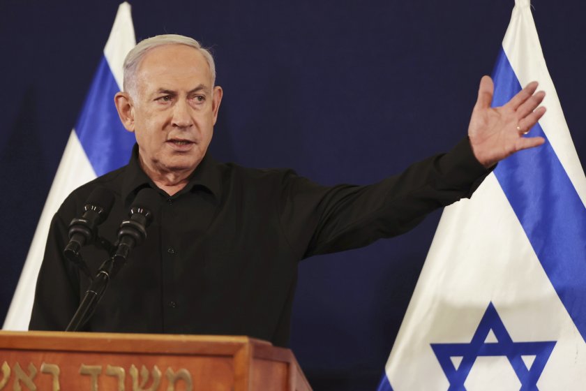Израелският премиер Бенямин Нетаняху обяви, че страната му не се