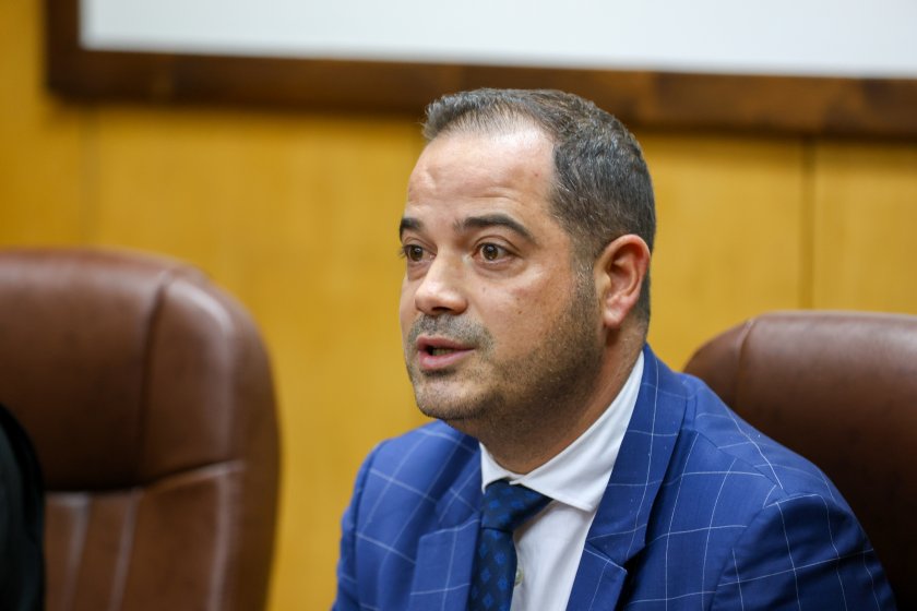 Министърът на вътрешните работи Калин Стоянов и директорът на СДВР