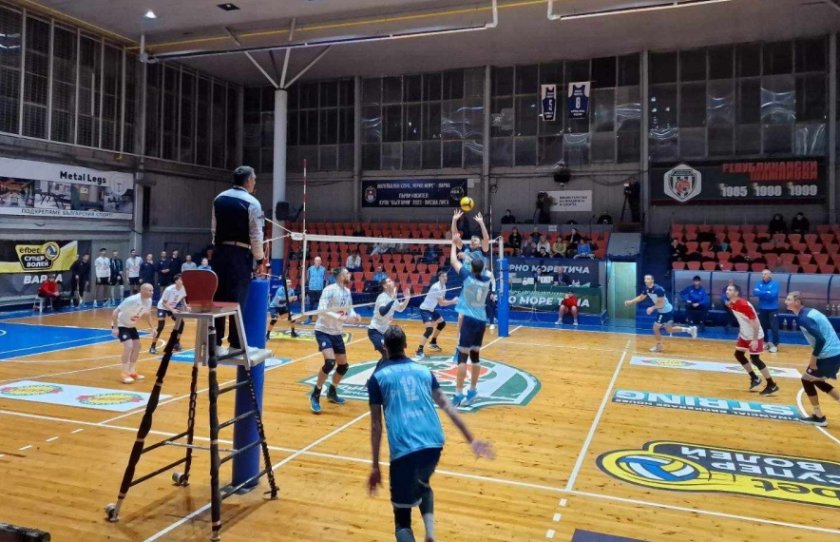монтана победи гост черно море мач шестия кръг мъжкото волейболно първенство