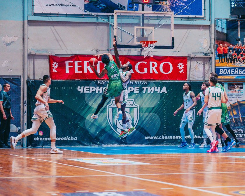 Черно море Тича записа втора поредна победа в Националната баскетболна