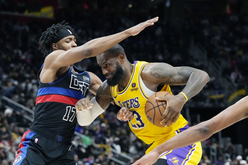 Лос Анджелис Лейкърс се върна на победния път и нанесе 15-о поредно поражение на Детройт в НБА