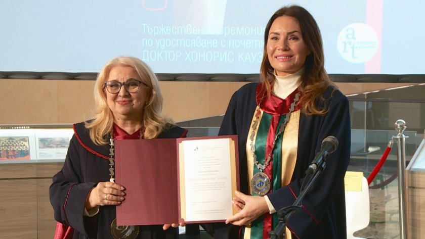 Световната оперна прима Соня Йончева получи званието Доктор хонорис кауза