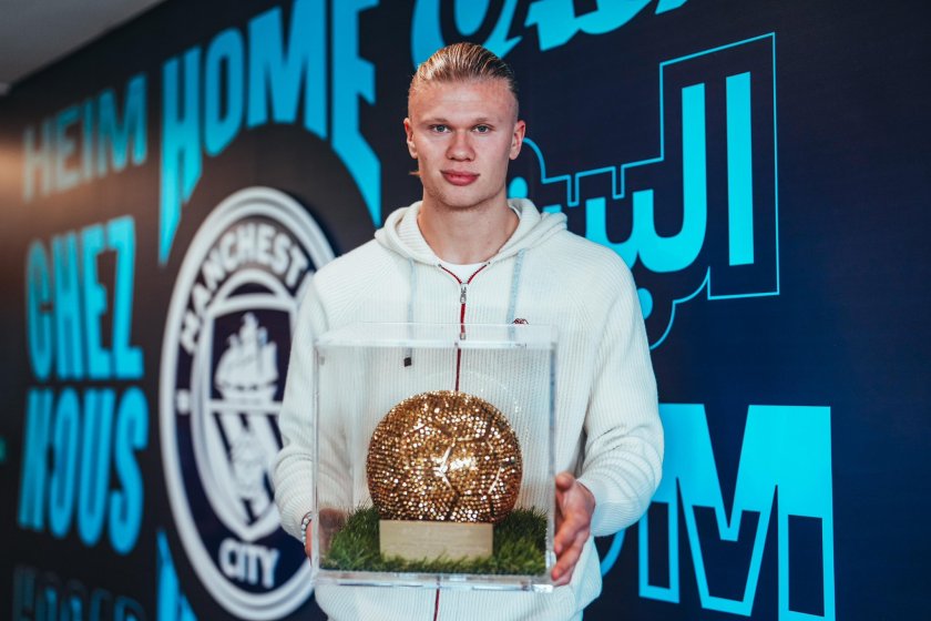 Норвежецът Ерлинг Холанд спечели наградата Golden Player Man, която бе