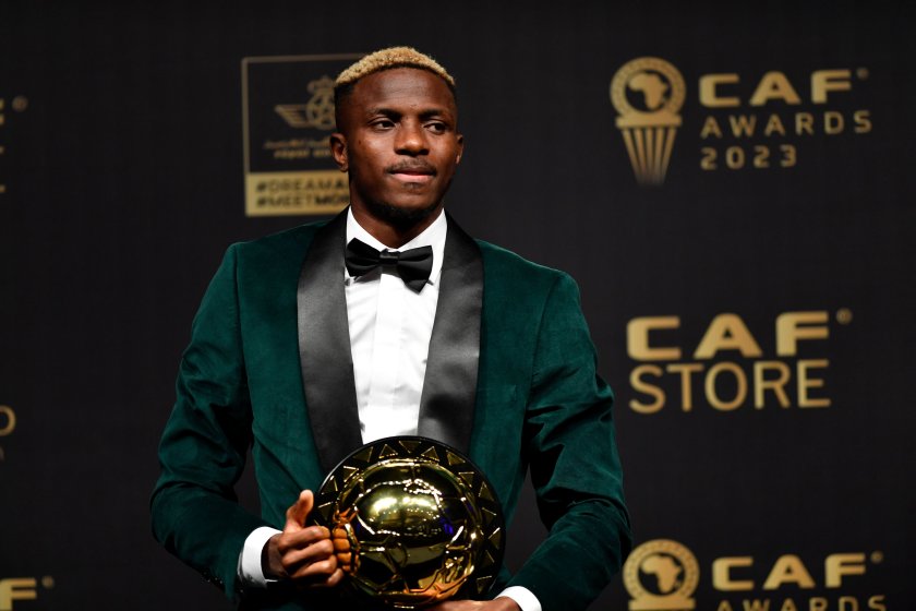 виктор осимен избран футболист годината африка