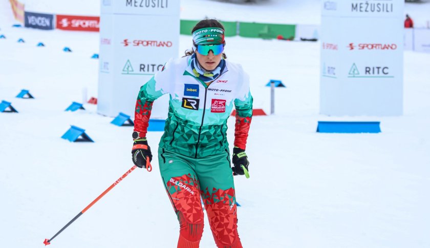 Валентина Димитрова завърши на 31-o място в преследването на 10