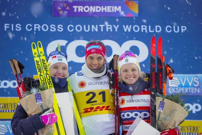 домакински триумф мъжете жените спринтовете световната купа ски бягане трондхайм