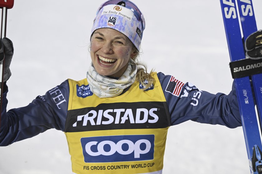 джесика дигинс спечели преследването километра тур дьо ски тоблах