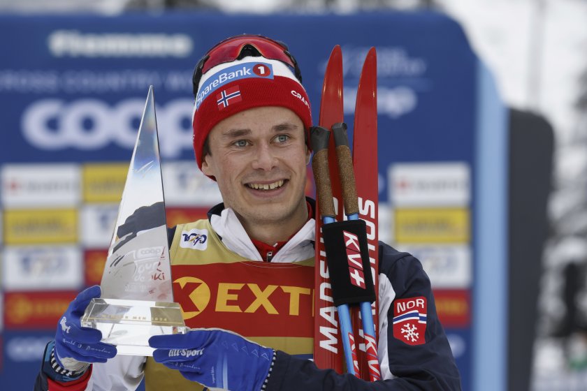 Харалд Амундсен взе купата в тазгодишното издание на веригата "Тур дьо Ски"