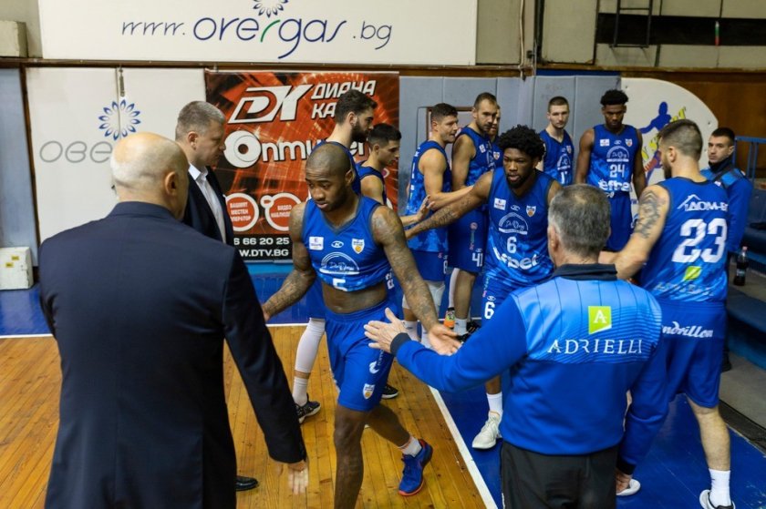 спартак плевен допусна пета загуба европейската северна баскетболна лига мъже enbl